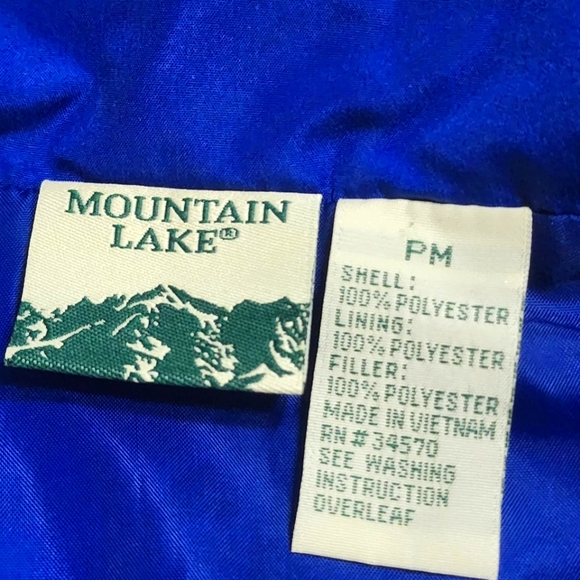 Mountain Lake Blue Vest Jacket - Picture 5 of 5